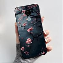 For Nokia C30 Case C 30 Black Casing Luxury Fashion Butterfly Flowers Soft Silicone Back Cover For Nokia C30 NokiaC30 Phone Case Nokia C30 gray