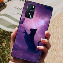 OPPO A54s dėklas Minkšti TPU telefono dėklai Oppo A54S CPH2273 Silikoninis dangtelis Coque OPPO A 54s A54 s 6.52  Juodas buferis Fundas OPPO A54s blue