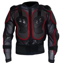Men's Motocross Protective Armor Jacket XL raudona