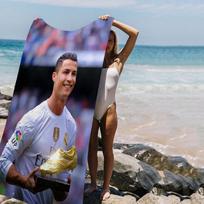 1 vnt. C-Cristiano R-Ronaldo CR7 Mikropluošto Paplūdimio Rankšluostis Sugeriantis Greitai Džiūstantis Minkštas Jogos Plaukimo Kurorto Alpinizmo Rankšluostis W30*H60(CM)