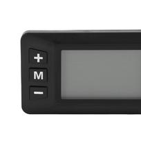 Elektrinio dviračio LCD ekrano matuoklis 24V 36V 48V E-dviračio valdymo panelė Odometras E-paspirtukui black
