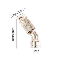 New 1Pc Brass Atomization Nozzle Adjustable Distance Spray Garden Medicine Cleaning Machine Agricultural Electric Sprayer Nozzle white