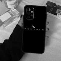 Biblijos eilutė Jėzus Kristus Krikščioniškas dėklas, skirtas Samsung Galaxy A06 A16 A26 A36 A56 A53 A32 A52 A33 A13 A55 A35 A15 A14 A34 A54 A17 For Samsung A55 gray