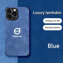 For Volvo Suede Personalizuotas telefono dėklas iPhone 16 15 13 14 11 12 Pro Max 12 Mini 7 8 XR X XS 16 Plus 15Pro MAX Dangtelio korpusas For iPhone XSMAX