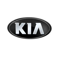 Car Front Hood Emblem Rear Trunk Badge Sticker KIA Sportage Ceed Sorento Cerato Optima Picanto Rio Soul k3 k5 Stonic Fitting 12.9cm x 6.5cm black