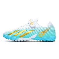 Unisex TF Dirbtinės dangos futbolo bateliai Lengvi Kvėpuojantys Neslystantys Smaigai Futbolo batai Vyrams Moterims Lauko Sportas Treniruotės Rungtynės 34 white