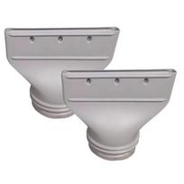 AC lango ventiliacijos plokščias adapteris išmetimo žarnos antgalio jungtis 130mm/150mm jungtis nešiojamam 2pcs