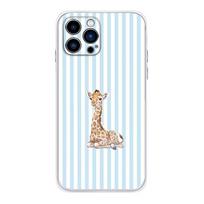 Dryžuotas fonas Žirafa Telefono dėklas Skirta IPhone17,16,E,15,14,13,12,11 Pro Max XR XS Max Plus Mielas INS Dėklas iPhone12mini white