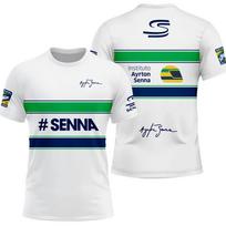 Ayrton Senna Nr.12 Lenktyninio automobilio marškinėliai Vasaros Sportiniai Laisvalaikio Kvėpuojantys Vyriški Moteriški Trumpomis Rankovėmis T-shirt Šeimos Vaikų Marškinėliai XS blue