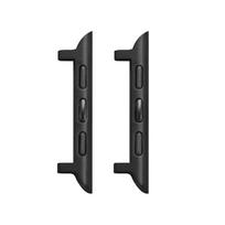 Adapteris Apple Watch Ultra 2 49mm 10 46mm 42mm 6 SE 5 4 Iwatch juostai 6 5 4 SE 40mm 44mm Dirželio jungtis 9/8/7 45mm 41mm 38 42 44 45mm for 20mm juoda