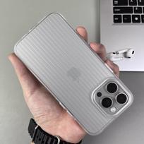 Natūralaus titano grotelių rašto telefono dėklas iPhone 16 14 15 13 Pro Max Plus, metaliniai mygtukai, smūgiams atsparus kietas šarvuotas dangtelis For iPhone 16 Pro gryna