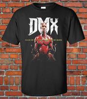 DMX Flesh of My Flesh Retro 90s Rap Tee Graphic Hip Hop Black Shirt 3XL brown