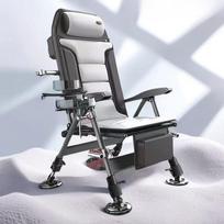 Europos atlenkiama sulankstoma žvejybos kėdė - Daugiafunkcinė ir patogi Mist White Bare Chair gray