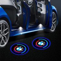 2 vnt. Lazerinis projektorius Šmėklos Šešėlis LED Automobilio Durų Pasitikimo Šviesa BMW M Performance 1 3 5 7 Serijai M3 M4 M5 M6 X1 X3 X5 X6 X7 E30 E34 E36 E39 E46 blue
