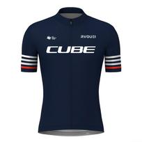 Rvouei Cube Pro Vasarinis dviratininko marškinėlių komplektas Vasarinis pralaidus orui Dviračio vyriški MTB dviračio drabužiai Maillot Ropa Ciclismo Uniforminis kostiumas S black
