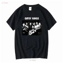 Custom Shirt NEW Gipsy Kings Band T Shirt Black Short Sleeve All Sizes S To 5Xl 1F995 Long Or Sleeves Vintage Washed Slightly 4XL black