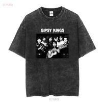 Custom Shirt NEW Gipsy Kings Band T Shirt Black Short Sleeve All Sizes S To 5Xl 1F995 Long Or Sleeves Vintage Washed Slightly 4XL black