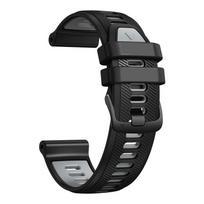 Originalus Oficialus Dirželis Garmin Forerunner 965 Sportiniam Silikoninis Dirželis Forerunner 935 945 955 Apyrankės Laikrodžio Dirželio Priedai For Forerunner 955 juoda pilka spalva