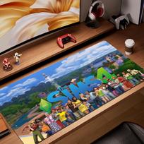 The Sims 4 pelės kilimėlis Žaidėjo stalas Žaidimų pelės kilimėliai Anime pelės kilimėlis XXL Žaidėjų priedai Mausepad PC žaidėjui Pilnas Varmilo kilimas 30cmx60cm(11.8x23.6inch) blue