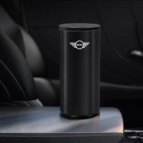 Automobilio šiukšliadėžė Lydinio šiukšliadėžė Automobilio organizatorius Sandėliavimo priedai MINI Cooper S F56 R50 JCW Aceman Countryman Clubman WORKS cnjaw55 juoda