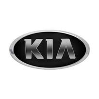 Originalus priekinių radiatoriaus grotelių lipdukas su logotipu automobiliui KIA Sorento Cerato Optima Picanto Rio Soul K5 K3 K2 KN K6 KX1 Sportage Ceed snpwz70 13cm x 6.5cm gray