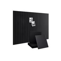 3030 Lipnios 3D tapetai, vertikalių dryžių minkštas sienos lipdukas svetainei, nuimami ir klijuojami tapetai nuomai ir namų dekoravimui One Size juoda