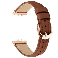 Tinka „Samsung Galaxy Fit 3“ odiniams dirželiams Pakeitimas Prabangus verslo odinis laikrodžio dirželis „Samsung Galaxy Fit 3“ Galaxy watch Fit3 beige