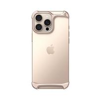 100% Aliuminio Metalinis Berėmis Arkos Dėklas iPhone13-17 Pro Pro Max Plus Telefonui Šilumos Šalinimas Atsparus Smūgiams Itin Plonas Telefono Dangtelis iPhone 16 Pro auksas