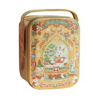Christmas Biscuits Tin, Pastrys Tin, Empty Tin With Lid, Storage Jar, Box, Gift Tin, Box, Candy Container, Storage Boxes One Size