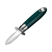 Stainless Steel Seafood Scallop Pry Knife with Handle Oyster Knives Sharp-edged Shucker Shell Seafood Opener Kitchen Tool