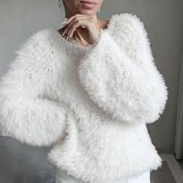 Women's Color Round Neck Long Sleeve Pullover Top L balta