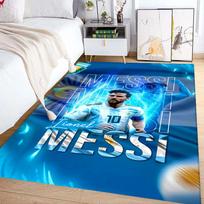 Lionelis Messi: Argentinos Futbolo Legenda kilimas Svetainės ir miegamojo kilimėliai grindų kilimėliai Vonios kambario kilimėlis Meno Kalėdinės dovanos 70x100cm( 27x39in )