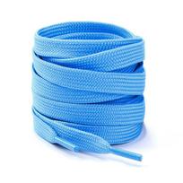 0,8 cm Dvisluoksniai Plokšti Batraiščiai Patvarūs Pakeičiami Raišteliai Įvairių Spalvų Raišteliai Dunk Low Sportbačiams ir Laisvalaikio Avaliui 1 Pora/3 Poros 100cm blue