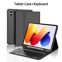Klaviatūros dėklas, skirtas Redmi Pad 2 Pro 12,1 colio, Dėklas planšetiniam kompiuteriui Redmi Pad 2 Pro 12,1 colio su nuimama Bluetooth klaviatūra 12.1 inch&Spanish black