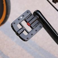 Bicycle Pedals Universal Waterproof High Strength Aluminum Alloy Folding Bike Pedal With Anti Skid Nail