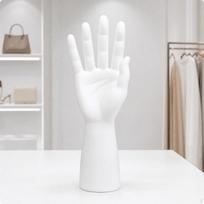 Manekeno rankos modelis Realistiškas su dilbio pagrindu Autentiškas mažmeninės prekybos vitrinoms, White