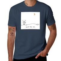 Moby Wait for Me TShirt Lightweight Basic Short Sleeve Shirt XL black