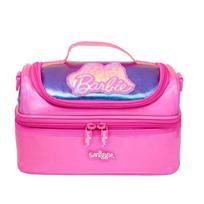 Smiggle vaikiškas pietų krepšys Izoliuotas pietų krepšys mokyklos mokiniams Didelės talpos Vandeniui atsparus Nešiojama pietų dėžutė Pink Barbie slung meal bag 25*15.5CM