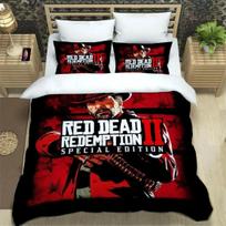 Red Dead Redemption 2 Bedding Sets exquisite supplies set print duvet cover bed comforter set bedding set luxury birthday gift 140*200cm/55x79in Single/Twin 3pcs