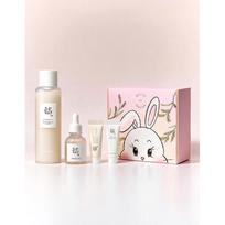 Joseon Beauty Clear Rice Moisture Duo Set  30ml Rice Bran Serum  150ml Clear Rice Toner   + 10ml Cream + 10ml Sunscreen + Free Rabbit Box
