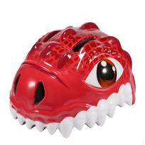 Cartoon Dinosaur Bike Helmet | shielded Expanded Polystyrene Inner Structure, Lightweight 240g Red red