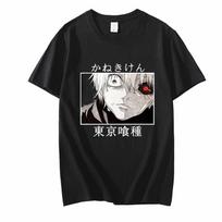 Japonijos anime Tokyo Ghoul marškinėliai Vyriški Kawaii Animaciniai filmukai Kaneki Ken Grafiniai marškinėliai Madingi unisex marškinėliai Vasaros marškinėliai Vyriški marškinėliai M juoda