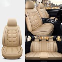 Universalus 5 komplektų automatinis sėdynės pagalvėlė odinis 5 sėdynės universalus automobilio sėdynės užvalkalas, atsparus vandeniui automobilio sėdynės užvalkalas