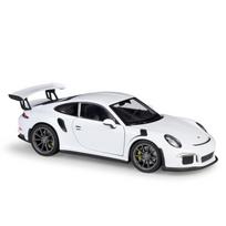 1/24 WELLY Porsche 911 GT3 RS lydinio sportinio automobilio modelis, liejamas metalinis žaislas, lenktyninis automobilis, modelis High Simulation Collection, dovana vaikams 1/24-19.2x7.9x5cm balta