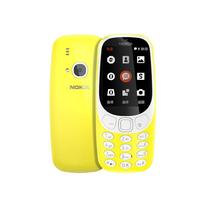 Atnaujintas originalus Nokia 3310, atrakintas(2017 m) Dvi SIM kortelės 2G mobilusis telefonas su 1/2 SIM Simple Set geltona