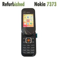 Atnaujintas Originalus Nokia 7373 Mobilusis Telefonas Su 1 SIM kortele No charger juoda