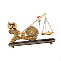 Feng Shui Ornament ,Chinese Lucky Figurine Sculpture, Holiday Gift for Cabinet Living Room Office auksinė