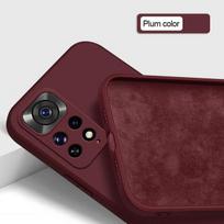 Skysto silikono telefono dėklas, skirtas Xiaomi Redmi Note 10 12C 11 10S 11S 9 11i 12 10T 11T Poco F3 X3 M4 Pro Lite 5G Nfc Mi 11 Lite 5G NE slyva