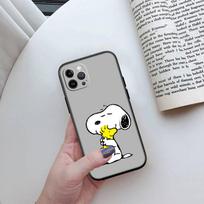 ED44 S-Snoopys telefono dėklas, skirtas iPhone 6, 6s, 7, 8, 11, 12, 13, 14, 15, XS, Pro Max, XR, X SE, Samsung S20, S21, S22, S23, S24, FE, Ultra Plus Lite, S21S, A55. iPhone 14 lava