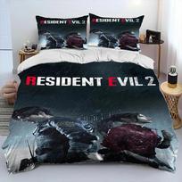 3D R-Resident Evil Žaidimų Žaidėjo Antklodė Lovos Patalynės Komplektas, Antklodės Užvalkalas Lovos Komplektas Antklodės Užvalkalas Pagalvės Užvalkalas, Karališko Dydžio Karalienės Dydžio Lovos Patalynės Komplektas Berniukams 140x210cm 2pcs